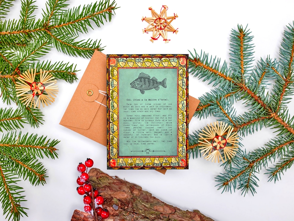 24 Gift Printables: Day 5 – Printable Aunt Alisha’s favorite cod recipe from “Mermaid Princess Amelia and the Lost Symphony”