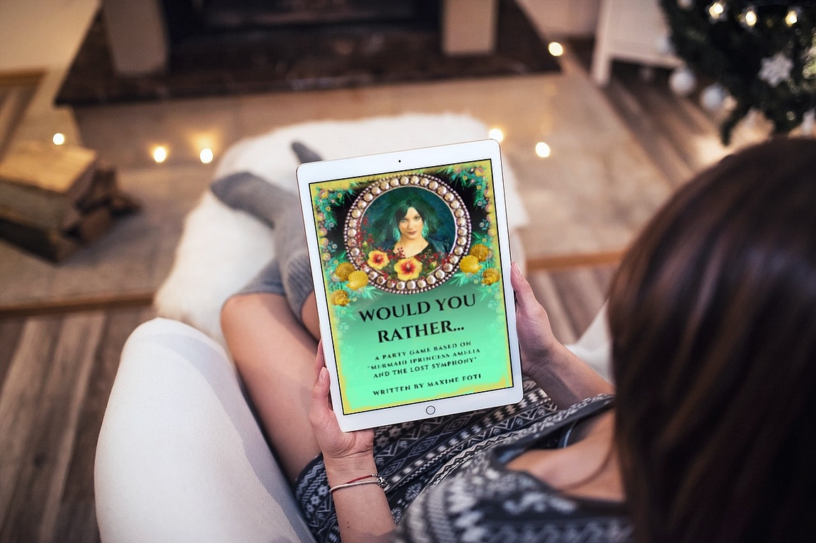 24 Gift Printables: Day 17 – Printable “Mermaid Princess Amelia and the Lost Symphony” party game