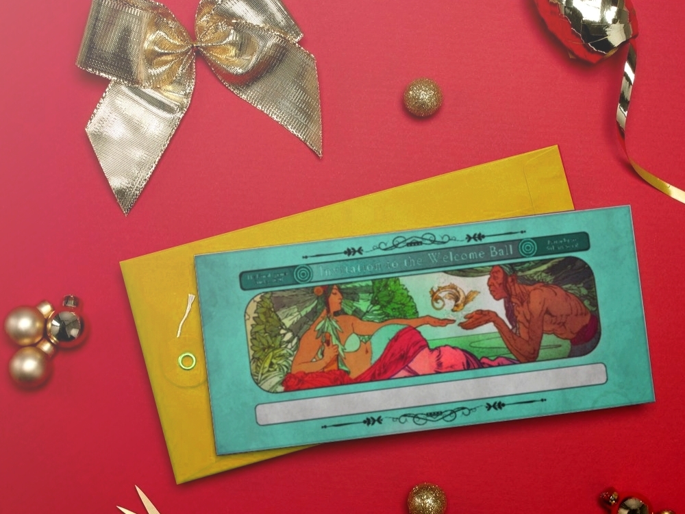24 Gift Printables: Day 12 – Printable invitation to the Welcome/Goodbye Ball from “Mermaid Princess Amelia and the Lost Symphony”
