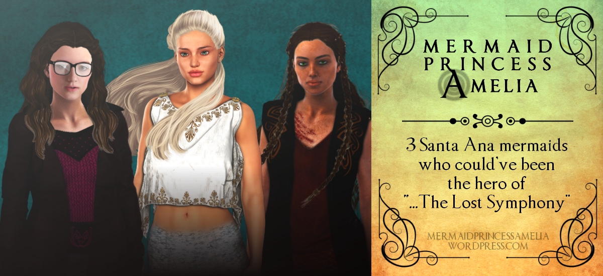 3 Santa Ana mermaids who could’ve been the hero of “Mermaid Princess Amelia and the Lost Symphony”
