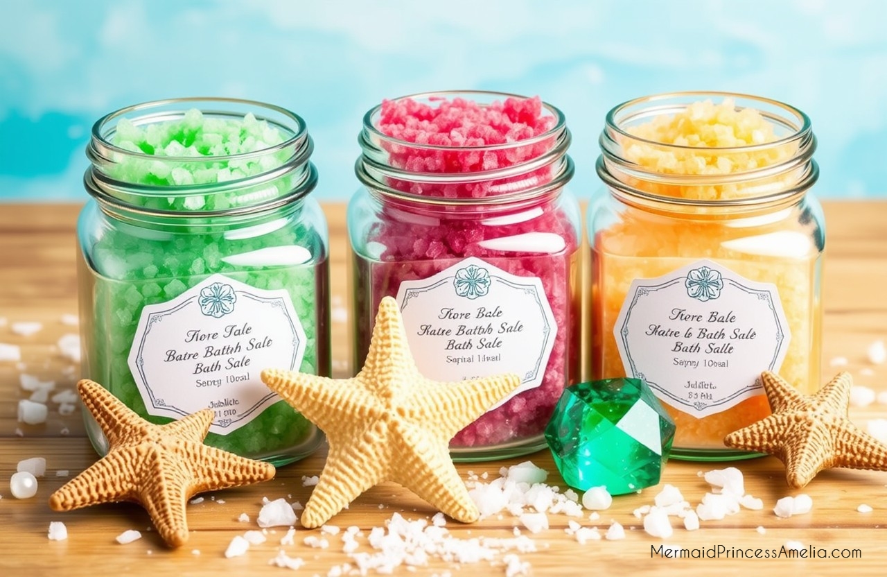 5 DIY Mermaid Bath Salt Recipes Inspired by Magical Mermaid Kingdoms