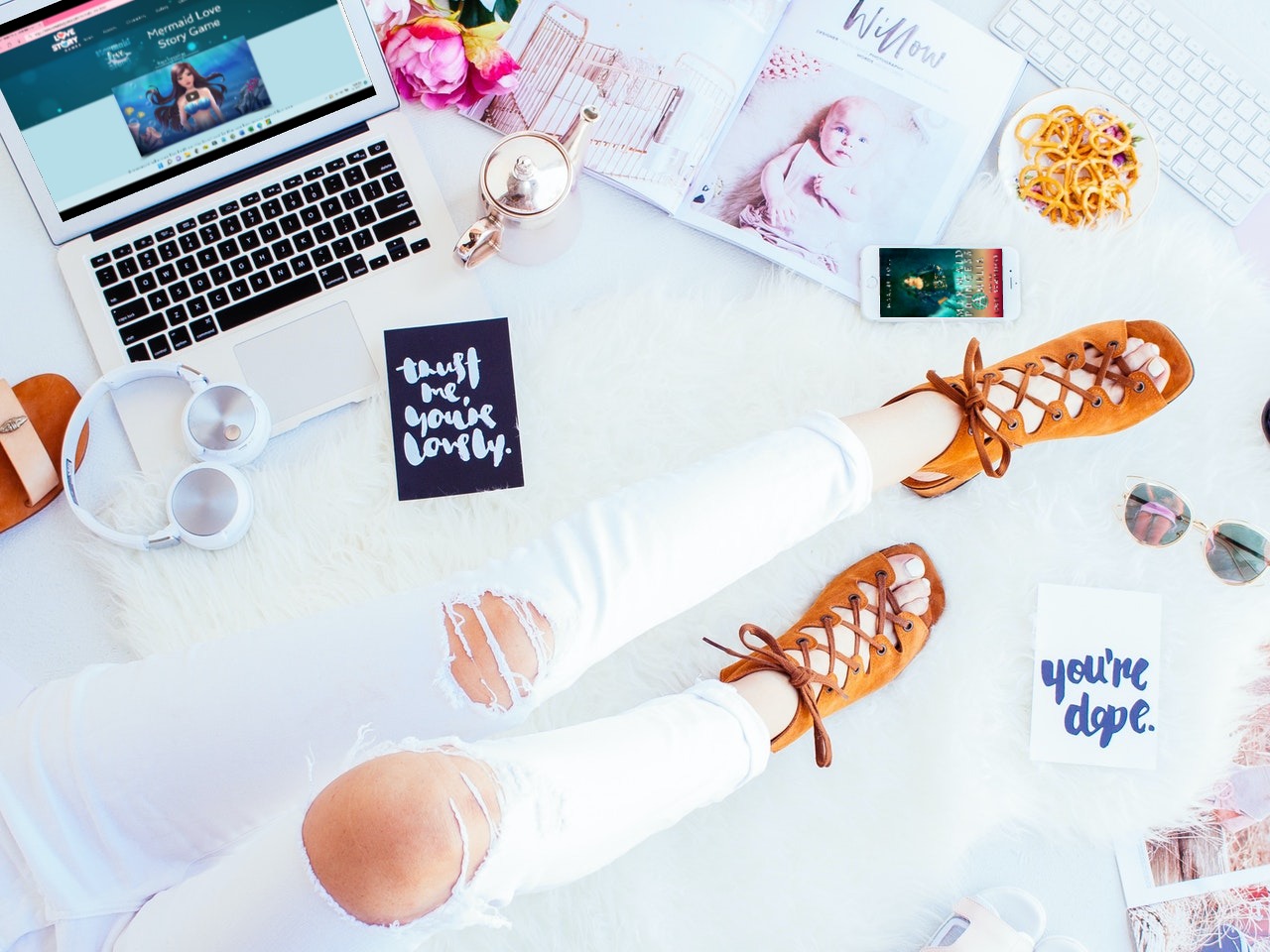 Lily plays the Mermaid Love Story Game by Webelinx Love Story Games