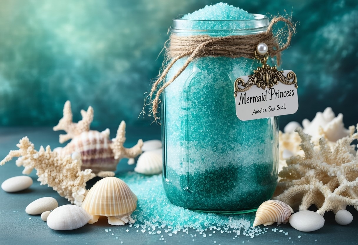 Mermaid Princess Amelia’s Bath Salts: 5 Magical DIY Recipes