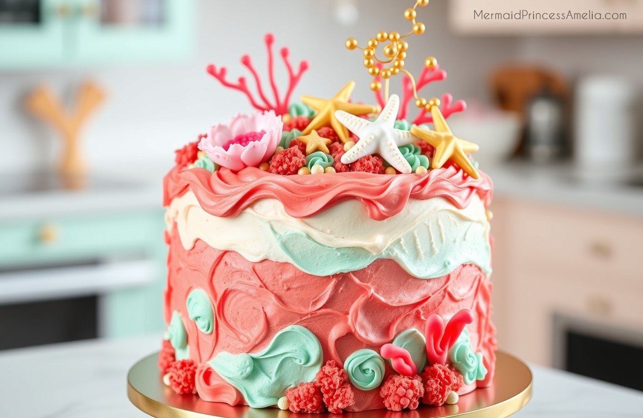 How to Decorate a Mermaid Birthday Cake: From Simple Scales to Chocolate Seashells